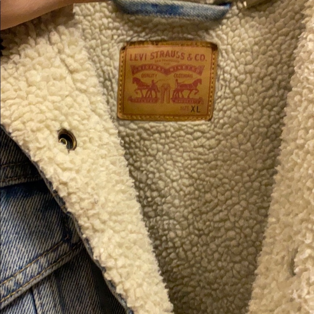 Levi Denim Fleece jacket - Picture 2 of 3